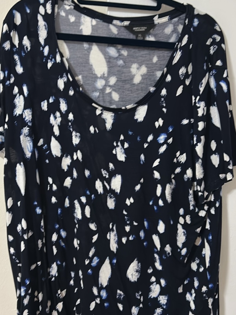 Simply Vera Wang Short Sleeve Top XL